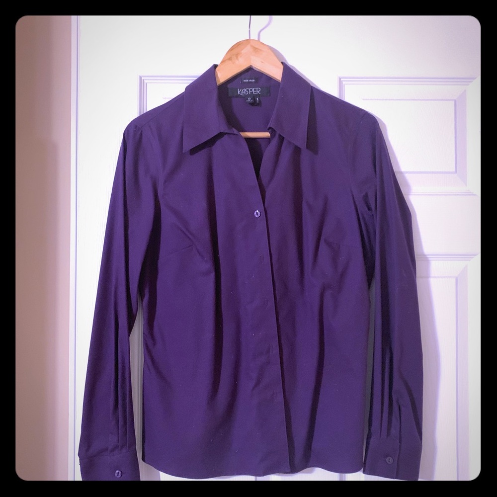 Purple Kasper blouse